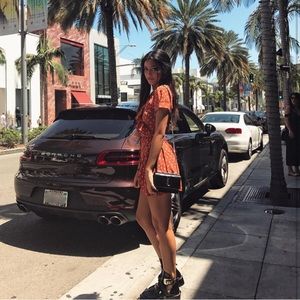 Realisation Par Red Polka Dot Silk Valentina Dress